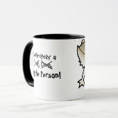 Zeker een Persoon van de Reptiel (bebaard draak) Mok (Voorkant links)