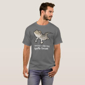 Zeker een Persoon van de Reptiel (bebaard draak) T-shirt (Voorkant volledig)