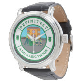Zeker een recycling persoon horloge (Gekanteld)