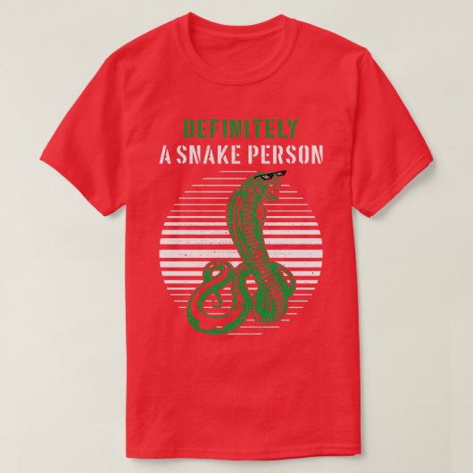 Zeker een slang Person 36 T-shirt (Design voorkant)