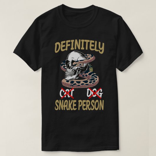 Zeker een slang Person 97 T-shirt (Design voorkant)