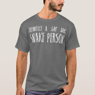 Zeker een slang Person Funny Herpetoloog Funn T-shirt