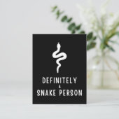 Zeker een slang persoon, Snake Lover Funny Gift (Staand voorkant)