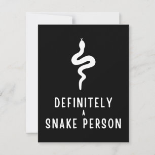 Zeker een slang persoon, Snake Lover Funny Gift