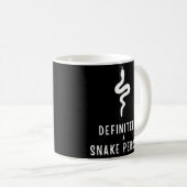 Zeker een slang persoon, Snake Lover Funny Gift Koffiemok (Voorkant rechts)