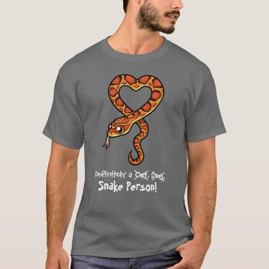 Zeker een slangpersoon t-shirt (Voorkant)