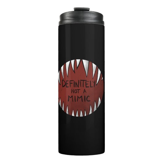 Zeker GEEN een nabootsing D&D Gaming Geschenken Thermosbeker (Voorkant)
