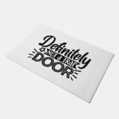 zeker geen valdeur deurmat (Schuin)