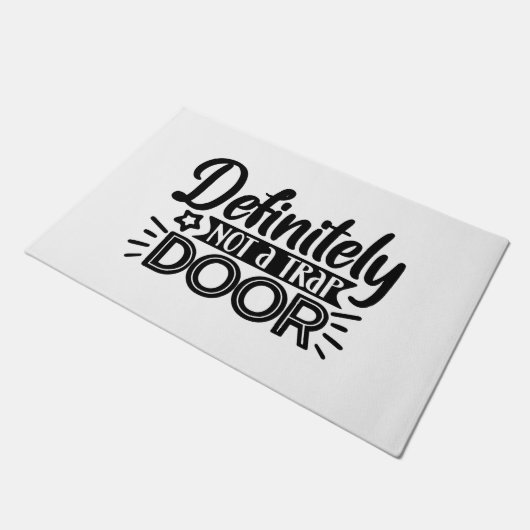 zeker geen valdeur deurmat (Schuin)