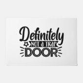 zeker geen valdeur deurmat (Voorkant)