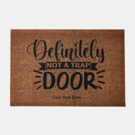 Zeker geen valdeur-doormat deurmat