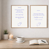 Zeker Goedheid en Barmhartigheid Psalm 23:6 Christ Poster