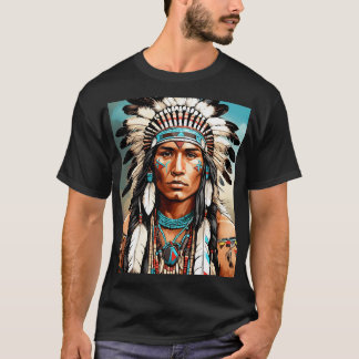 Zeker! Hier is een beschrijving voor een indiaan T-shirt