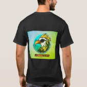 Zeker! Hier is een suggestie voor een roddel logo T-shirt (Achterkant)