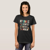 Zeker Indiër Native American Dna T-shirt (Voorkant volledig)
