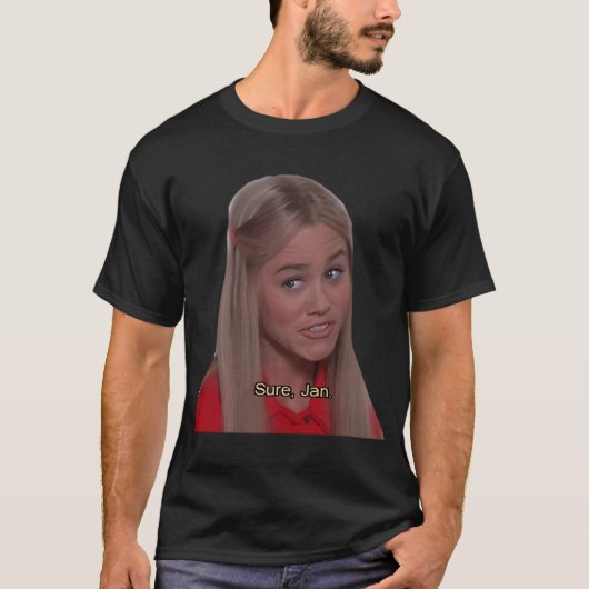 Zeker Jan Meme T-shirt (Voorkant)