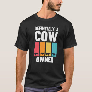 Zeker Koe Eigenaar Koeien Boerderij T-shirt
