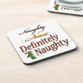 Zeker Naughty Bier Onderzetter (Linkerzijde)