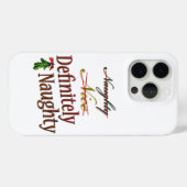 Zeker Naughty Case-Mate iPhone Case (Achterkant (horizontaal))