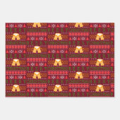 Zeker Naughty Funny Kerstmis Inpakpapier Vel (Voorkant 2)