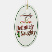 Zeker Naughty Keramisch Ornament (Rechts)