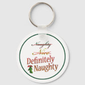 Zeker Naughty Sleutelhanger (Achterkant)