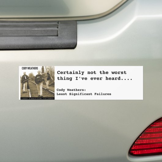 Zeker niet de slechtste LSF-Bumpersticker Bumpersticker (Op auto)