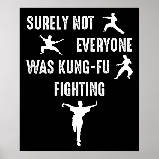 Zeker niet iedereen was kung-Fu aan het vechten Poster (Voorkant)