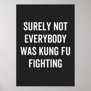 Zeker Niet Iedereen Was Kung Fu Aan Het Vechten Poster