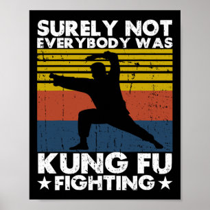 Zeker Niet Iedereen Was Kung Fu Vechten Karate L Poster