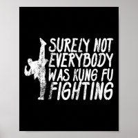Zeker Niet Iedereen Was Kung Fu Vechten Karate