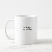 Zeker niet Whiskey Coffee Cup Koffiemok (Links)