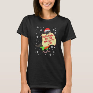 Zeker op de Naughty List Parrot I Red bellied Pa T-shirt