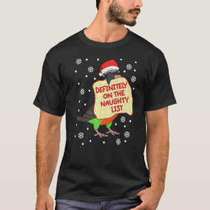 Zeker op de Naughty List Parrot I Red bellied Pa T-shirt