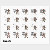 Zeker op de Stoute Lijst Gremlin Vierkante Sticker (Vel)