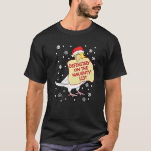 Zeker op Naughty List Parrot I Lutino Cockati T-shirt