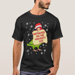 Zeker op Naughty List Parrot I Red Maskon T-shirt
