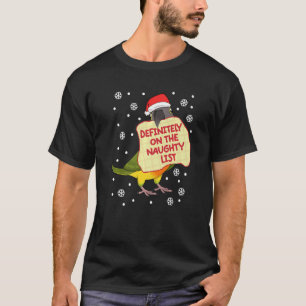 Zeker op Naughty List Parrot I Senegal Parrot T-shirt