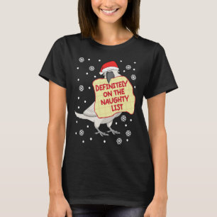 Zeker op Naughty List Parrot I Sulfur creste T-shirt