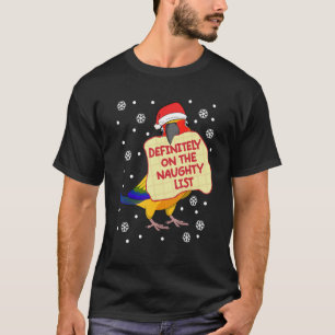 Zeker op Naughty List Parrot I Sun Conure T-shirt