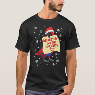 Zeker op Naughty List Parrot I Vrouw Eclectu T-shirt
