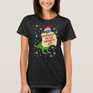 Zeker op Naughty List Parrot, ik Oranje ingeslikt T-shirt