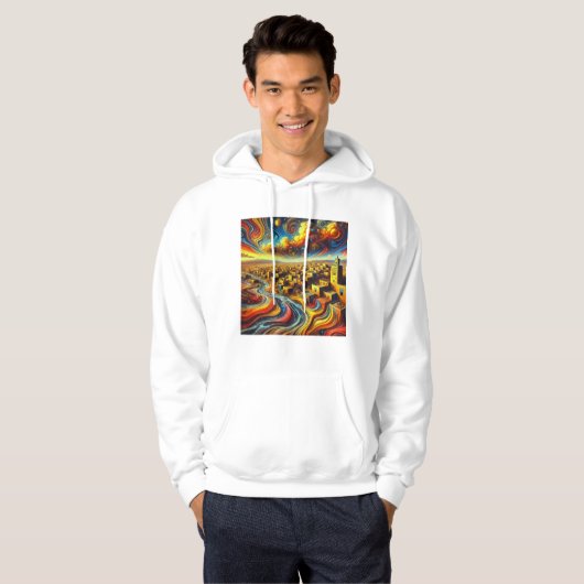 Zeker! Voor het afbeelding dat u hebt verstrekt, e Hoodie (Voorkant volledig)