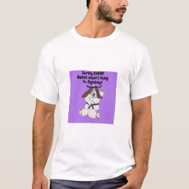 Zeker WELKE Basset vocht niet met Kung Fu! T-shirt