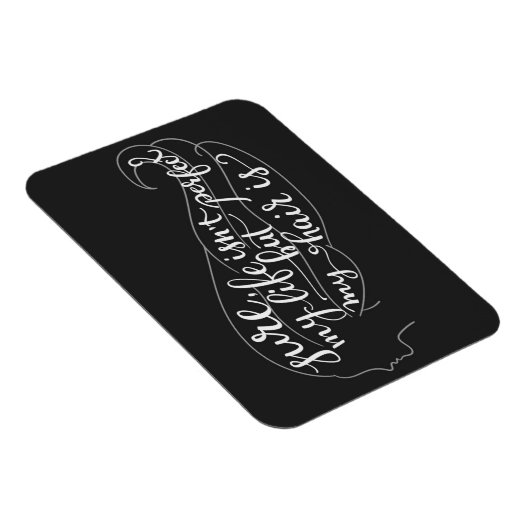 Zeker weten dat mijn leven niet perfect is, maar m magneet (Rechterzijde)