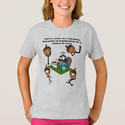 ZEKERHEID DAT IK EEN SQUIRREL BEN T-SHIRT (Voorkant)