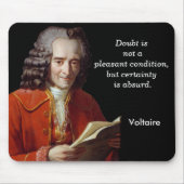 Zekerheid is absurd - mousepad muismat (Voorkant)