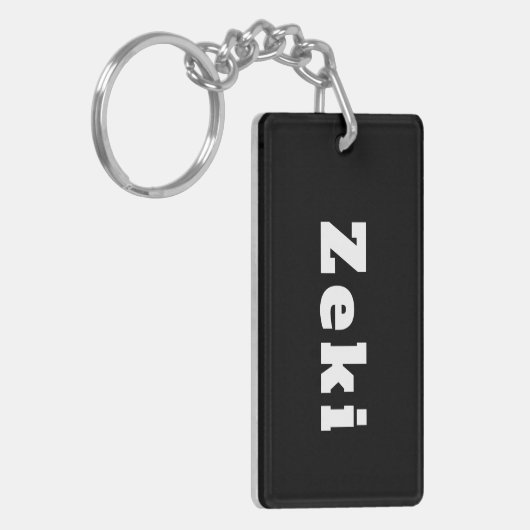 Zeki Sleutelhanger (Voorkant Links)