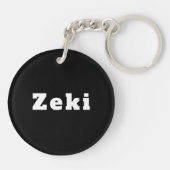 Zeki Sleutelhanger (Achterkant)