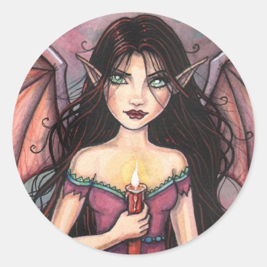 Zelda de Vampier Halloween Stickers (Voorkant)
